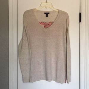 V-neck sweater